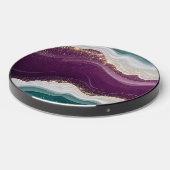 Luxury Gold Glitter Marble Pattern Wireless Charger (Front 2)