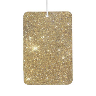 Luxury Gold Glitter - Printed Image Air Freshener