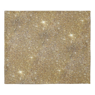 Luxury Gold Glitter - Printed Image Duvet Cover