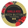 Luxury Gold Gold Rose Product Labels