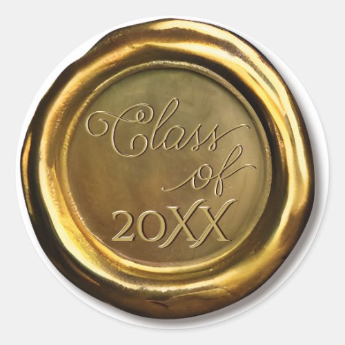     Luxury Gold Graduation Class Wax Seal Stickers