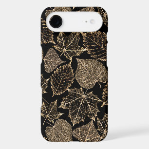 Luxury Gold Leaf Seamless Pattern iPhone 17 Air Case