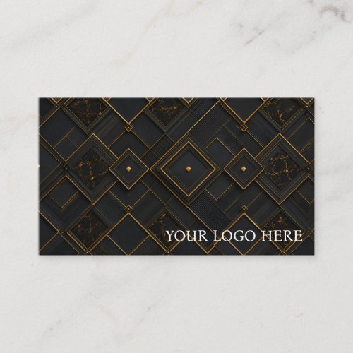 Luxury Gold Marble Business Thank You Card
