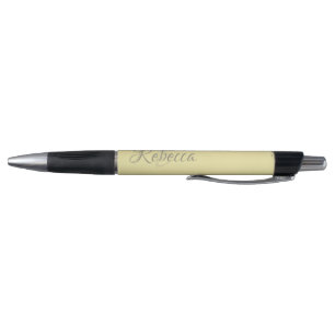Luxury gold metal decorative on gold and silver pen
