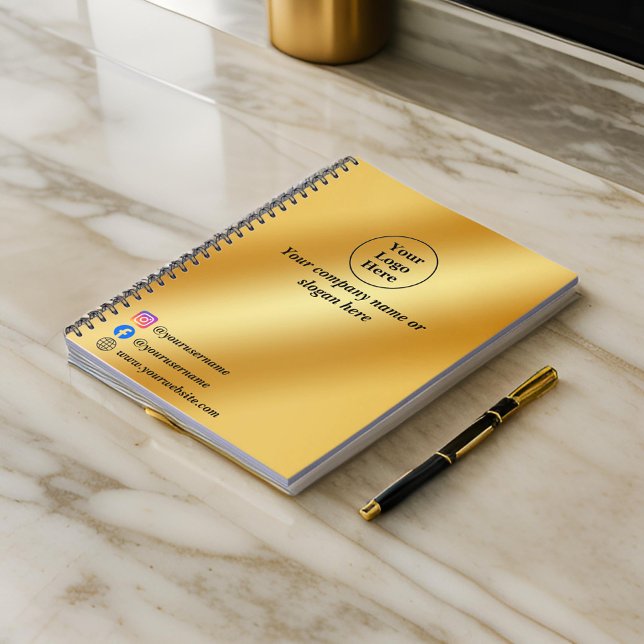  Luxury gold metallic Notebook (Creator Uploaded)