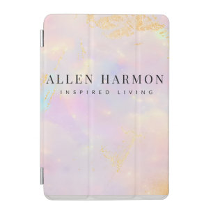 Luxury Gold Nebula Custom Name   Inspired Living iPad Mini Cover