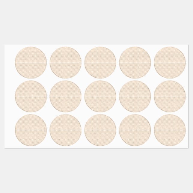 Luxury Gold Pattern Monogram Labels (Sheet)