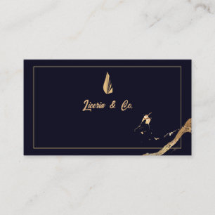 Luxury Gold Premium Tattoo Artist Appointment Business Card