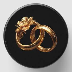 Luxury Gold Wedding Rings Marble Favor Candle Mini Candle Favors