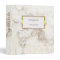 Luxury gold & white marble stone personal