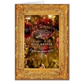 Luxury Golden Christmas - Notecard (Front)