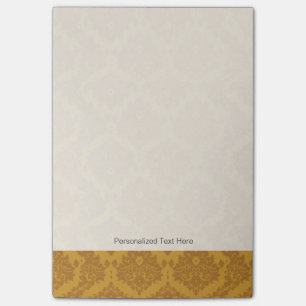 Luxury Golden Damask Post-it Notes