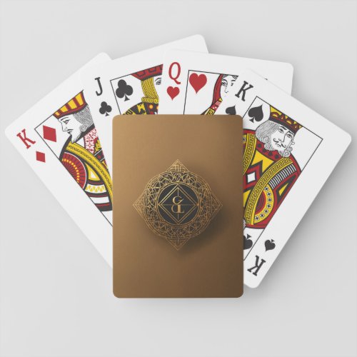 Luxury Golden Design Classic Playing Cards