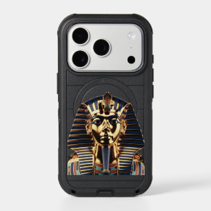 Luxury Golden Egyptian Mask Artwork iPhone 17 Pro Case
