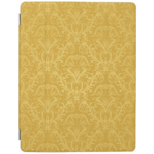 Luxury Golden Floral Wallpaper iPad Smart Cover