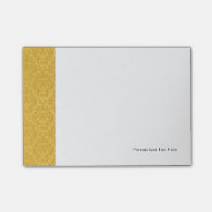 Luxury Golden Floral Wallpaper Post-it Notes