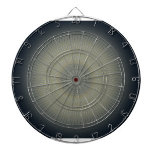 Luxury Golden Spiral Modern Navy Dartboard