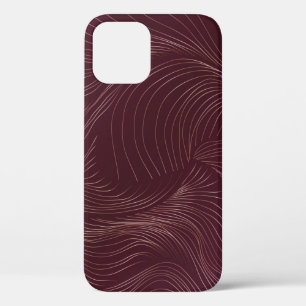 Luxury golden wallpaper. Art Deco Pattern. Vintage iPhone 12 Case