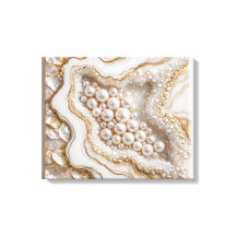 Luxury Gray and Silver Geode Canvas Art - Modern G