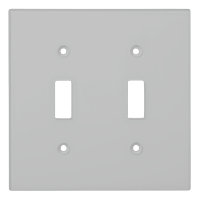 Luxury Gray Linen Light Switch Cover