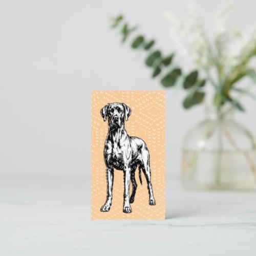 Luxury Great Dane UV Lack Foil Spot Gloss Business Cards