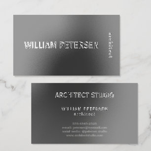 Luxury high end minimalist bold spotlight raised spot UV business card