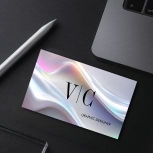 Luxury Holographic Pearl Business Card