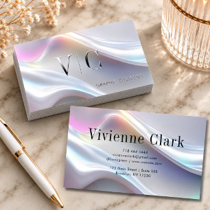 Luxury Holographic Raised Gloss Business Card