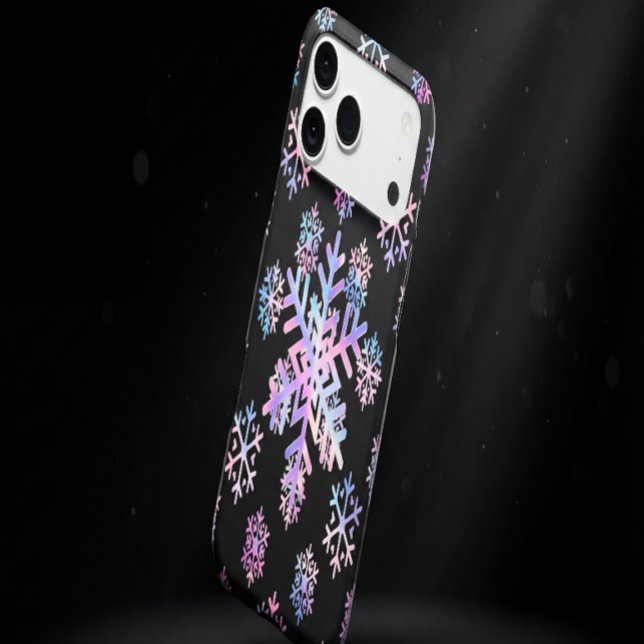 Luxury Holographic Snowflake Christmas Collection  iPhone Case (Creator Uploaded)