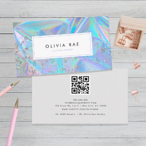Luxury Holographic Trendy  Business Card