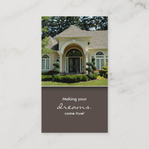 Luxury Home Entrance Real Estate Business Card 2