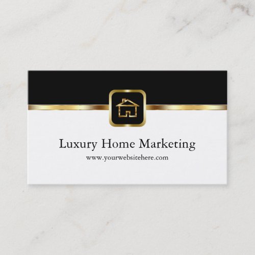 Luxury Home Marketing Business Card