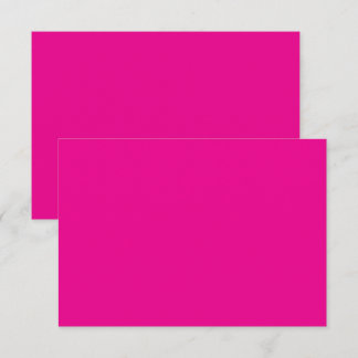 Luxury Hot Pink Thank You Flat Cards