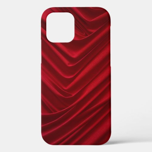 Luxury in folds Lavish velvet grace iPhone 12 Case