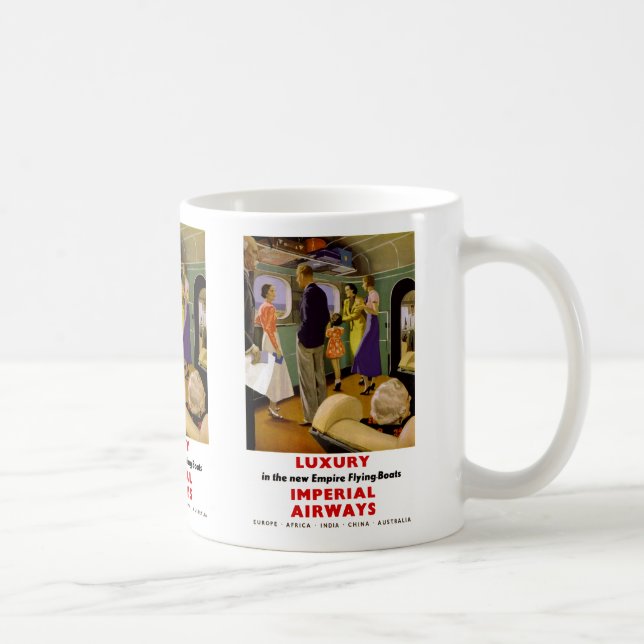 Luxury in the New Empire Flying Boats Coffee Mug (Right)