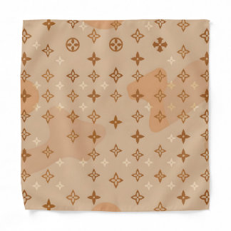 Luxury-Inspired Monogram Bandana