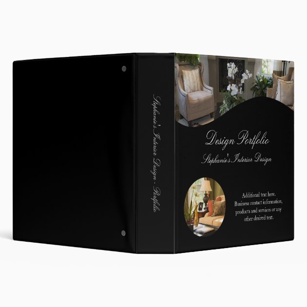 Interior Portfolio Binder Design