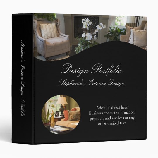 Interior Designer Portfolio Binder | Zazzle