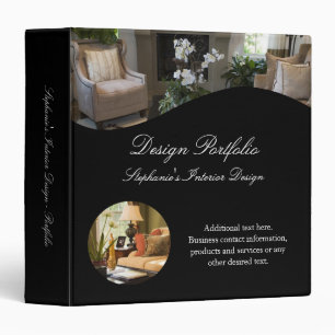 Luxury Interior Design Portfolio Home Decorating 3 Ring Binder
