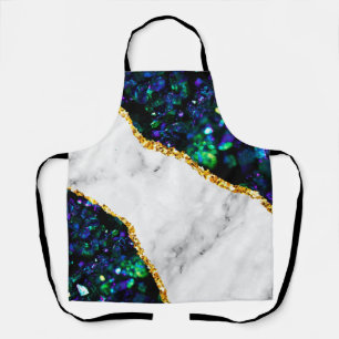 Luxury Interior Marble Stone Glitter Beach Towel Apron