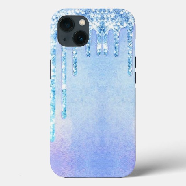 Luxury iPhone Cool pastel sparkle Design Case (Back)