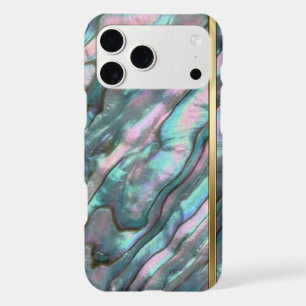 Luxury Iridescent Abalone Shell Marble Phone Case
