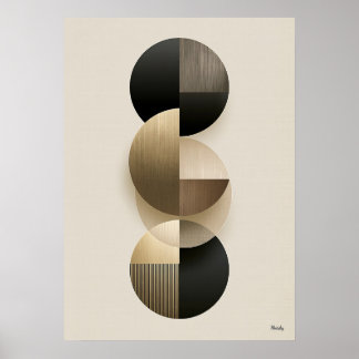 Luxury Japandi Geometric Abstract Wall Art 8