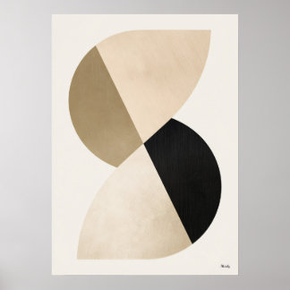 Luxury Japandi Minimal Geometric Abstract Wall Art