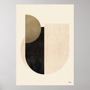 Luxury Japandi Organic Geometric Abstract Wall Art