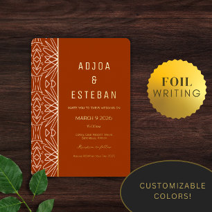 Luxury Jungle  Foil Invitation