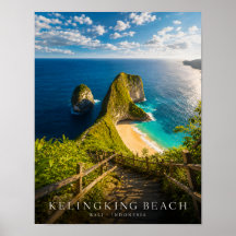 Luxury Kelingking Beach Bali Poster