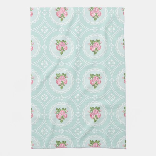 Luxury Kitchen Towels _ Shabby Chic Roses Towel