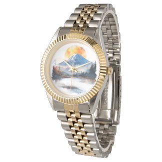 Luxury Landmark Mountain & River Watch Elegant