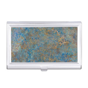 Luxury Lapis Lazuli Marble Business Card Case